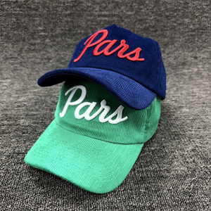 Gorra <span class=keywords><strong>de</strong></span> Béisbol Personalizada con Logotipo Bordado en 3D <span class=keywords><strong>de</strong></span> Alta Calidad, Gorra <span class=keywords><strong>de</strong></span> 5 Paneles con Logotipo Bordado en Corduroy, Gorra <span class=keywords><strong>de</strong></span> Papá con Visera Curva Sin Estructura - Product Image 2