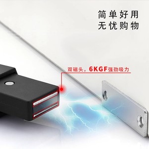 Yadingdi Hidden Door <b>Rebound</b> Device Heavy Duty Magnetic Push Button Cabinet Door Closer ABS Material Black White - Product Image 4