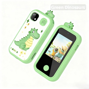 Pour les enfants de 3 à 10 ans Cadeaux de Noël portables Téléphone d'apprentissage pour enfants Version bouton ou tactile Double caméra CMOS Écran Full HD 2,4 pouces - Product Image 2