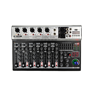 Mezcladora de audio mini K500 de 5/7 canales con MP3 y Bluetooth para estudio en casa, transmisión en vivo y estudio. - Product Image 5