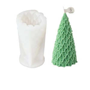 Christmas Tree Silicone <b>Candle</b> <b>Mold</b> Tapered Shape For Diy <b>Candle</b> Making Kits Christmas Decorative Ornaments - Product Image 5