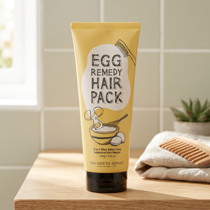 [DEMASIADO FRESCO PARA LA ESCUELA] Egg Remedy Hair Pack Korea Cosmetics - Product Image 2