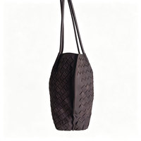 Sac fourre-tout tissé pour femme avec pochette assortie, sac à bandoulière grande capacité pour les trajets quotidiens, personnalisation disponible