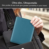 MoKo – housse en cuir PU anti-rayures, doublure en feutre doux, Insert de protection, pochette de transport, étui pour Kindle roses 2017 2019