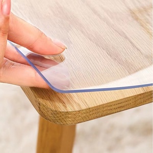 Lámina de PVC <span class=keywords><strong>Transparente</strong></span> Shangwang, Rollo de Película de Goma Suave, <span class=keywords><strong>Cristal</strong></span> <span class=keywords><strong>Transparente</strong></span>, Impermeable, Resistente al Aceite, <span class=keywords><strong>Mantel</strong></span> para Mesa de Café - Product Image 4