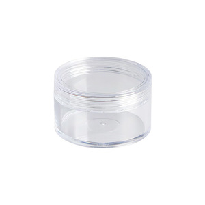 Clear Plastic Cosmetic Container Round Cylinder 5 10 20 30 50g <b>Makeup</b> Storage <b>Box</b> For Cream Powder Packaging - Product Image 1