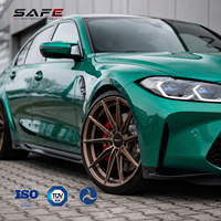 Jantes monobloc forgées 19 20 21 22 23 pouces, jantes de voiture en alliage personnalisées 5x120 bronze à rayons fendus pour BMW Série 3 4 5