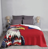 Plaid personnalisé sur le thème de la Samoa américaine, en tissu chaud et confortable, idéal pour un cadeau de pendaison de crémaillère et une utilisation décontractée.