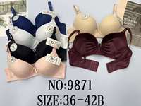 Soutien-gorge push-up à imprimé floral et dentelle pour femme Tiger Underwear, grandes tailles 38-44B, avec armatures confortables