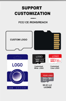 Offre Spéciale Mini carte mémoire SD 64 Go personnalisée Carte Micro TF SD en plastique pour appareil photo MP4