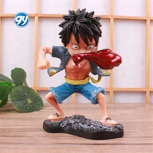 Patung Anime, 13CM satu bagian Luffy Figure GK mengubah lengan panas dekorasi boneka Model koleksi mainan anak-anak hadiah ulang tahun