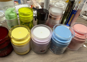 Frosted 30Ml 50Ml Đôi Tường Không Có Không Khí Bơm Jar Matte Màu Đen Chăm Sóc Da Nhựa Không Có Không Khí Chai Bơm Lại Mỹ Phẩm Không Có Không Khí Bơm Jar - Product Image 2