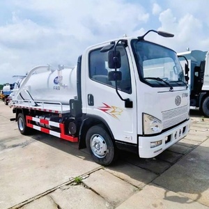 Camion d'aspiration des eaux usées FAW 4x2, camion de transport des eaux usées par aspiration, prix d'usine bas, à vendre - Product Image 4