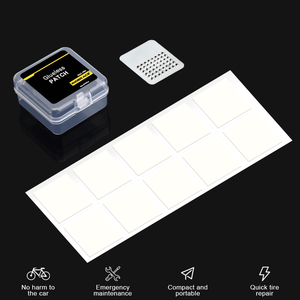 RIDERACE Kit di strumenti per la riparazione di pneumatici per biciclette a asciugatura rapida in gomma per riparazione fetale Kit di toppe con Chip senza colla - Product Image 5