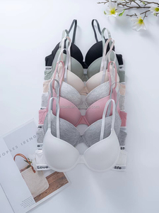 <span class=keywords><strong>Soutien</strong></span>-<span class=keywords><strong>gorge</strong></span> push-up uni avec bordure contrastée à lettres. Rehausse les petits seins, rehausse les courbes et offre une mise en forme parfaite des seins - Product Image 4
