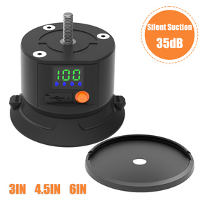 Support de caméra à ventouse électrique puissant de 3 pouces, base à ventouse intelligente à forte capacité de charge avec certification CE pour les vlogs de <span class=keywords><strong>voyage</strong></span> - Product Image 1