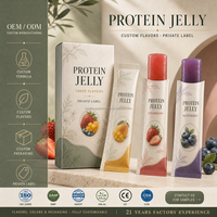 Whey Protein Kolagen Jelly Stick Peptida Terhidrolisis Vitamin C Jelly Protein Strip Kecantikan Kebugaran Harian Grosir