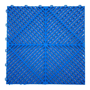 Anti Skid PP Interlocking Floor Garage Tiles Plastic Outdoor Industrial Floor Pvc Tile Garage