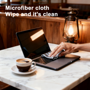 Kit de nettoyage d'écran portable pour <span class=keywords><strong>ordinateur</strong></span>/<span class=keywords><strong>ordinateur</strong></span> portable/té<span class=keywords><strong>l</strong></span>éphone/moniteur avec chiffon en microfibre, écologique et anti-poussière - Product Image 6