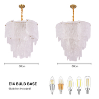 Nouvelle conception de luminaire suspendu d'intérieur, luminaire décoratif, luminaire pour hall d'hôtel, villa, salon, lustre en cristal de luxe