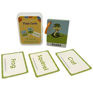 การ์ดภาษาอังกฤษที่ได้รับการรับรองมาตรฐาน FSC EN71 สำหรับเด็กก่อนวัยเรียนเพื่อพัฒนาการเรียนรู้และ<span class=keywords><strong>คำ</strong></span><span class=keywords><strong>ศัพท์</strong></span> ทำจากวัสดุกระดาษ - Product Image 5