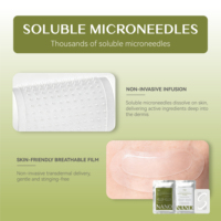 Masque contour des yeux 3D Nano Microcristallin Triple Acide Hyaluronique Peptide Anti-Âge Patch Anti-Cernes à Absorption Transdermique Profonde