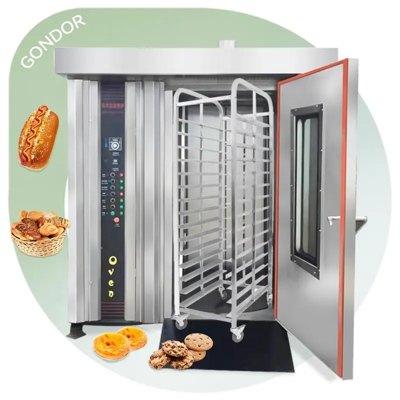 Pizzazz del settore della Pizza Shanghai Rotary Rack più attrezzature da forno per forno irraqi macchina per biscotti per pane