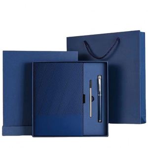 Juegos de Regalo Personalizados de Lujo, Agenda A5, Juego de Cuadernos de Cuero, Regalos Promocionales, Cuaderno de Regalo Empresarial con Bolígrafo - Product Image 1