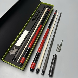Taco de Billar Premium <span class=keywords><strong>ZENI</strong></span> ZX01 de Fibra de Carbono, Eje de Carbono de 12.2mm, Eje de Madera de 12.5mm, para Snooker y Billar - Product Image 1