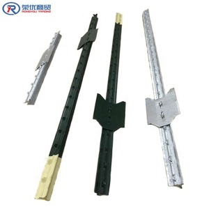 <span class=keywords><strong>Poteau</strong></span> de clôture en T de type ferme, peint en vert, clouté, de 6 pi et 8 pi, pour jardin et ferme / <span class=keywords><strong>Poteau</strong></span> en T en acier personnalisé utilisé pour la clôture du bétail - Product Image 6