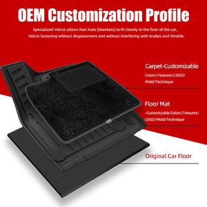 Tapis de sol de voiture 3D TPE sur mesure, imperméables et anti-poussière, pour Toyota Ractis <span class=keywords><strong>Xp120</strong></span> 2010-2017 (vente en gros) - Product Image 4