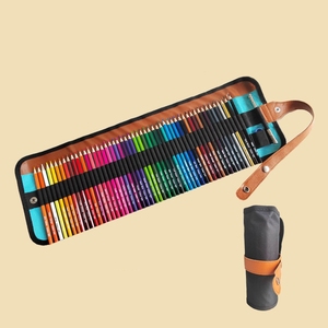 Crayons de couleur en bois hexagonaux, 36/48/72 couleurs, à base d'huile/eau, pour adultes et étudiants en art, crayons de dessin, vente en gros - Product Image 2