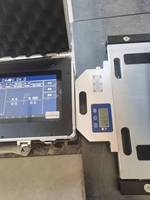 Báscula Portátil de Alta Precisión YESSCALE con Pantalla LED/LCD Digital de Acero Inoxidable de Alta Resistencia para Ejes de Camiones, 1 Año de Garantía