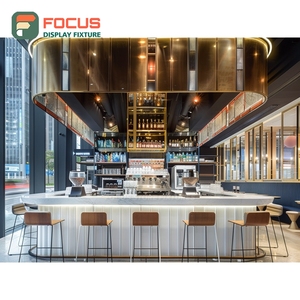 Custom Coffee Display Cabinet Glass Front Pastry <b>Shelf</b> Black <b>Walnut</b> Cafe Display Cabinet - Product Image 3