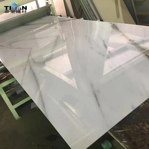 Lámina De Plástico Recubierto De Uv Planchas De Mármol <span class=keywords><strong>Pvc</strong></span> Panel De Pared Tipo Mármol Spc Panel - Product Image 5