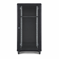Armoire de réseau télécom 22U 1200x600x600mm, rack de serveur sur pied pour commutateurs à fibre optique, routeurs et appareils de communication