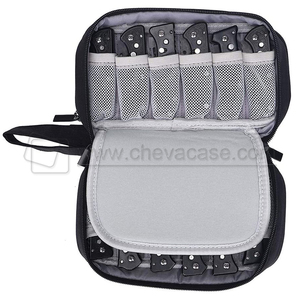 Fábrica 12 ranuras cuchillo plegable pantalla bolsa bolsillos cuchillo bolso acolchado caso <span class=keywords><strong>de</strong></span> cuchillo - Product Image 3