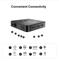 Boîtier Smart TV Mortal Q1 Fabriqué en Usine, Prix le Plus Bas, Android 14.0, Lecteur Multimédia en Streaming, WiFi 6, LAN 1000M, 4K, Commande Vocale