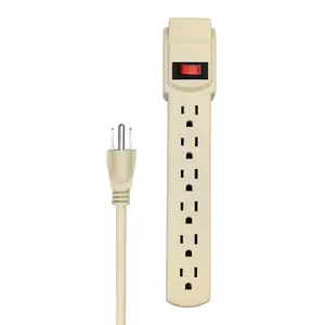 Multiple Socket Power Strip With 6 Outlets Smart Switch Power plug Electronic equipment 15A