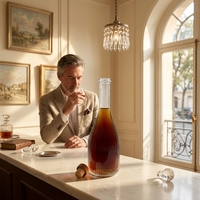 Bouteille en verre pour spiritueux, vente en gros, OEM, offre spéciale, élégante, classique, ronde, transparente, 500ml, 700ml, 750ml pour vin, whisky, brandy