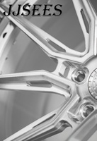 Jantes en alliage forgé Deep Concave 2 pièces, finition argent brossé, 5X112 5X120, 18 19 20 pouces, compatibles avec BMW, Audi, Benz, Supra, Ford, Toyota