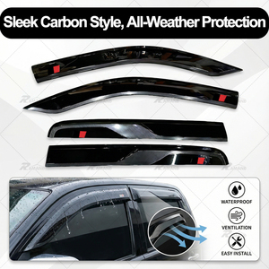 Deflectores de Ventana de Fibra de Carbono ABS GR para Hilux <span class=keywords><strong>Vigo</strong></span> 2005-2015, Protectores Contra la Lluvia, Accesorios Exteriores - Product Image 5