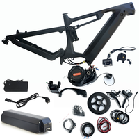 Rangka Sepeda Listrik Dengfu E22 Full Carbon Baru, Bafang M620 Mid Drive 48V 52V, Rangka EMTB Off Road