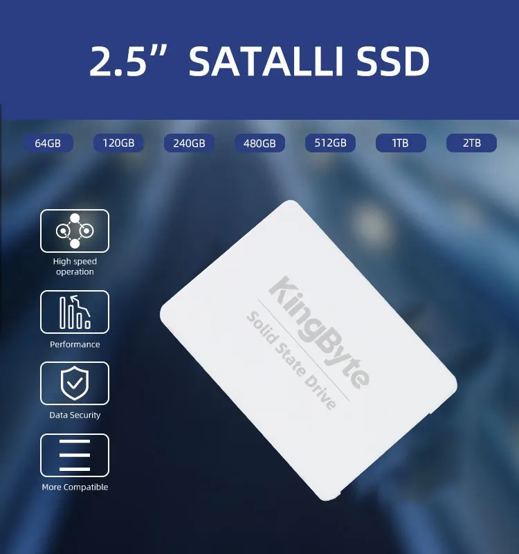 2.5 इंच SATA 3.0 आंतरिक पीसी हार्ड ड्राइव 160GB 480GB/1TB/2TB/4TB बाहरी SSD फ़ैक्टरी प्रत्यक्ष थोक