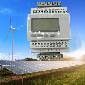 Medidor de kWh de potencia multifunción trifásico RS485 montado en riel Din <span class=keywords><strong>Modbus</strong></span>-RTU 4 alarma de temperatura 4DI 2RO Analizador de potencia Digital - Product Image 1