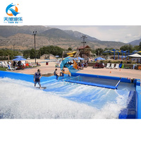 2024 nouveau Design fibre de verre Flowrider parc aquatique adulte Surf simulateur usage résidentiel vague surf Machine pour Resort Surf