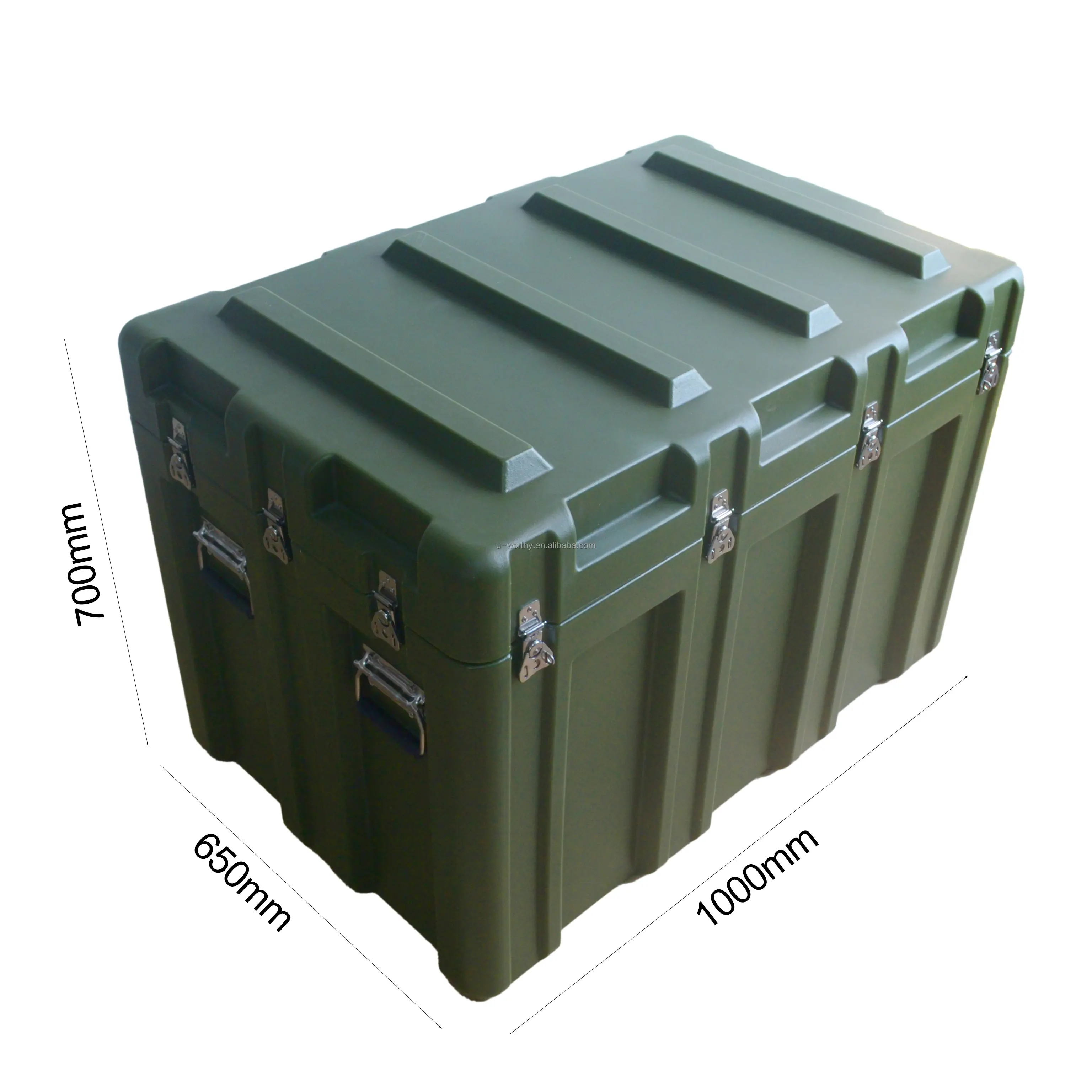 Ningbo Factory Direct High Quality PE Plastic Material Hard Roto-molded Cargo Case for Equipment Transport Case with Large Size