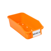Organisateur de médicaments multifonctionnel en plastique durable, panier de rangement rectangulaire empilable portable, utilisation hospitalière, injection IV
