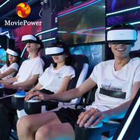 Jeux d'arcade commerciaux Simulateur de réalité virtuelle Expérience immersive 9D VR Immotion Parc d'attractions Machine de jeu VR pour aire de jeux
