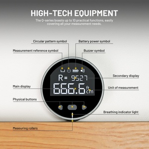 Télémètre laser électronique portable rechargeable par USB-C, portée 99,9 m, précision ±0,5 %, écran numérique 1,8 pouces, style noir - Product Image 5